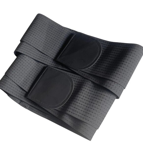 Double Band Fitness Waist Trainer Exercise Workout Back Support Flexible Belt - Picture 5 of 10